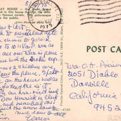 The Hemingway House: © Key West Art & Historical Society