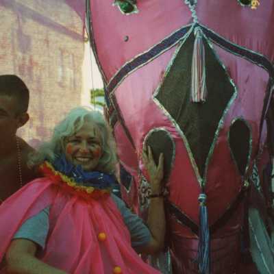 Unknown woman dressed up.