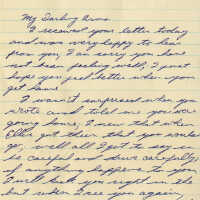Letter from Naval Air Station Key West during Cuban Missile Crisis