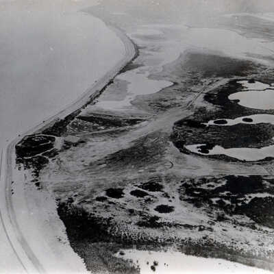 Aerial View of South Roosevelt Boulevard and Fort East Martello