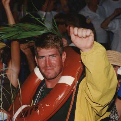 Unknown man dressed up.