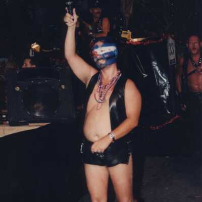 Unknown man dressed up.