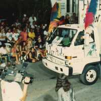 A float in the parade.