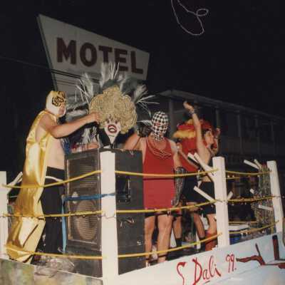 A float in the parade.