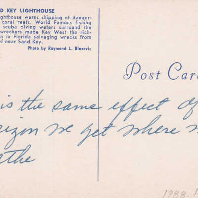 Sand Key Lighthouse: © Key West Art & Historical Society