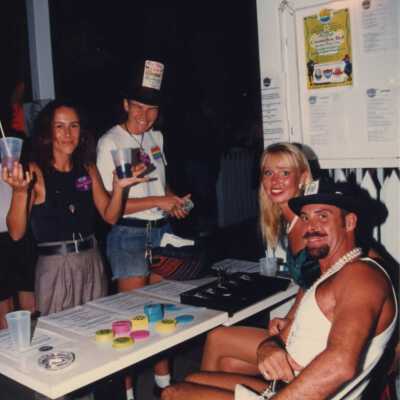 Unknown people at the Coronation Ball.