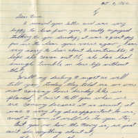 Letter from Naval Air Station Key West during Cuban Missile Crisis