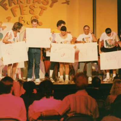 Some sort of performance going on.