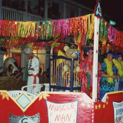 A float in the parade.