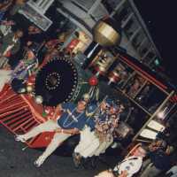 A float in the parade.