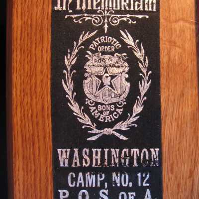 Patriotic Order Sons of America Memoriam Ribbon