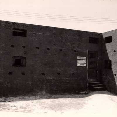 Meacham Field office at East Martello: Copyright: © Key West Art & Historical Society; Origformat: Print-Photographic