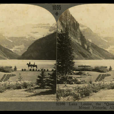 Lake Louise, the 'Queen of Lakes', and Mount Victoria, Alberta, Canada