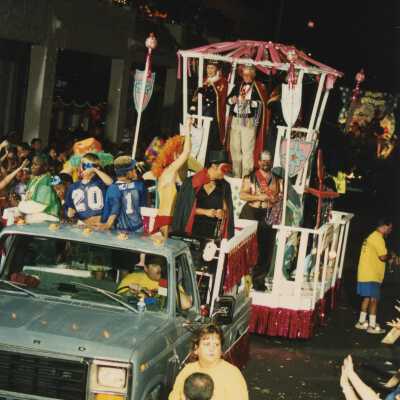 A float in the parade.