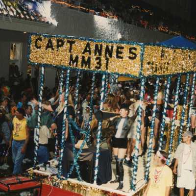 A float in the parade.