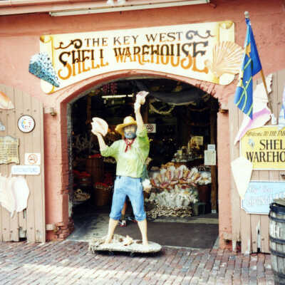 The Key West Shell Warehouse Sign