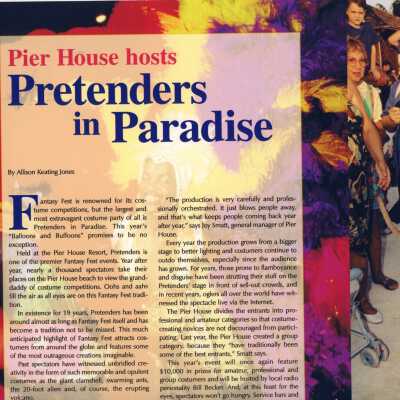 Page 66 and 67 from a magazine blown up and put on glossy paper.