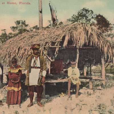 Seminole Indians at Home, Florida