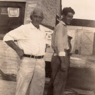 Old Seven Mile Bridge construction