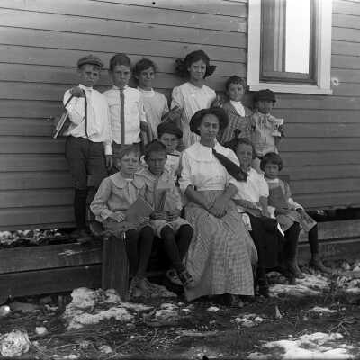 Marathon School with Students