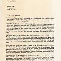          A letter to  the City of Key West from Brendan Byrne.
   