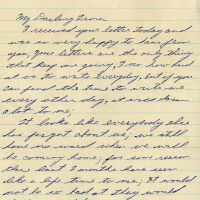 Letter from Naval Air Station Key West during Cuban Missile Crisis