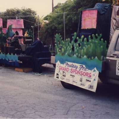 Fantasy Fest float.