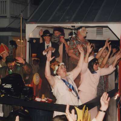A float in the parade.