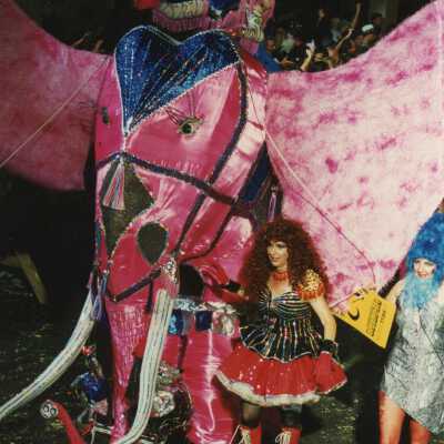 A float in the parade.