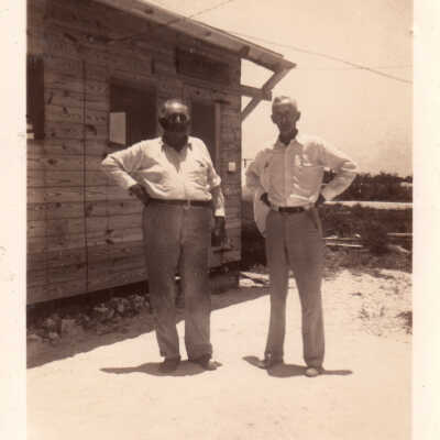 Old Seven Mile Bridge construction