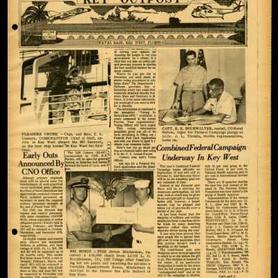 'Key Outpost' Newspaper: Copyright: @ Key West Art & Historical Society; Origformat: Print-Photographic