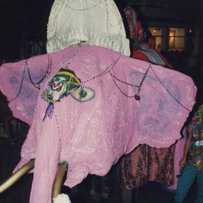 A float in the parade.