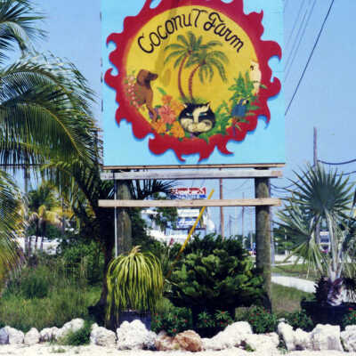 Coconut Farm Sign