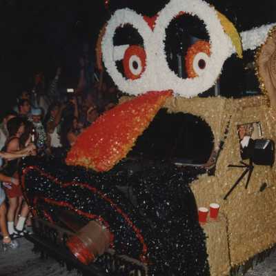 A float in the parade.