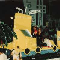 A float in the parade.