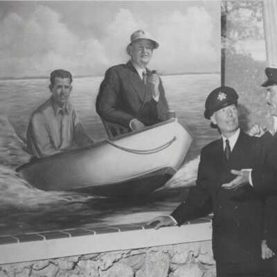 Painting of Herbert Hoover and Calvin Albury: Copyright: © Key West Art & Historical Society; Origformat: Print-Photographic