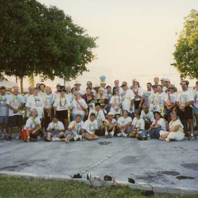 A group of unknown people.