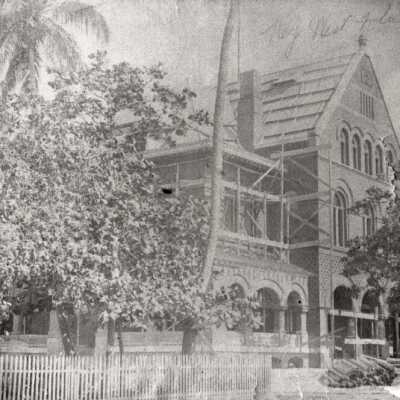 Custom House under construction: Copyright: © Key West Art & Historical Society; Origformat: Print-Photographic