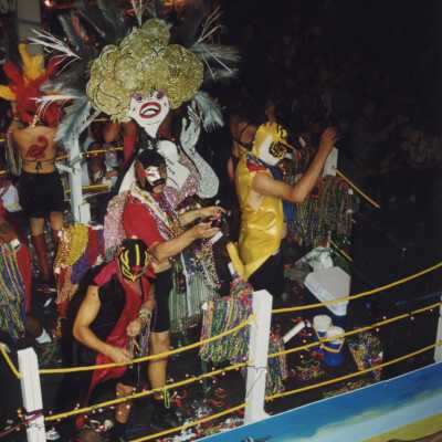 A float in the parade.