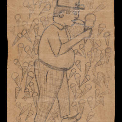 Ice Cream Double Dip Licker Key West, Fla