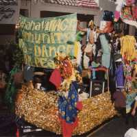 A float in the parade.