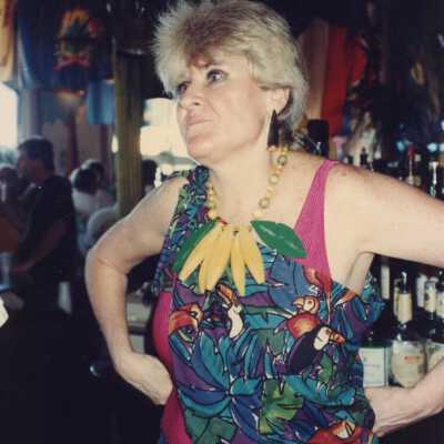 Unknown lady dressed up.