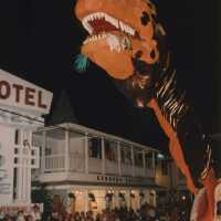A float in the parade.