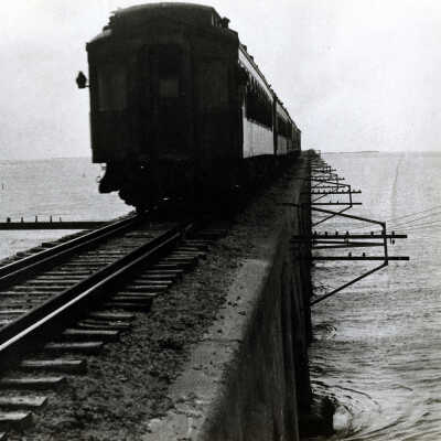 Florida East Coast Railway Train on Seven Mile Bridge