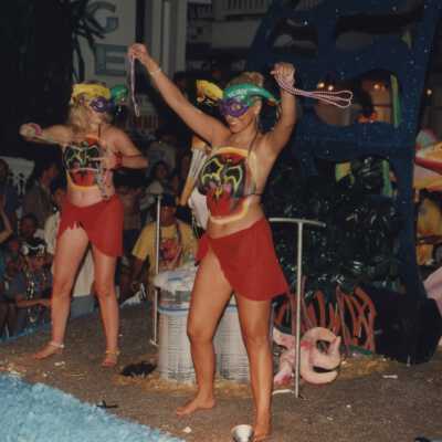 A float in the parade.