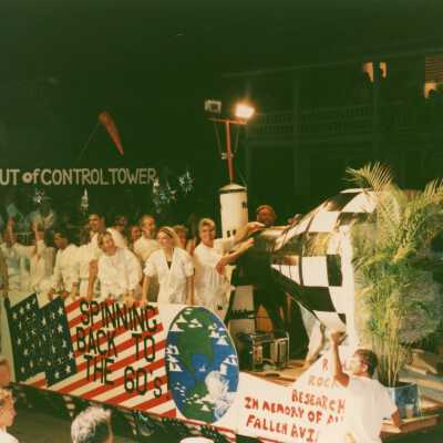 A float in the parade.