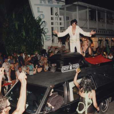 A float in the parade.