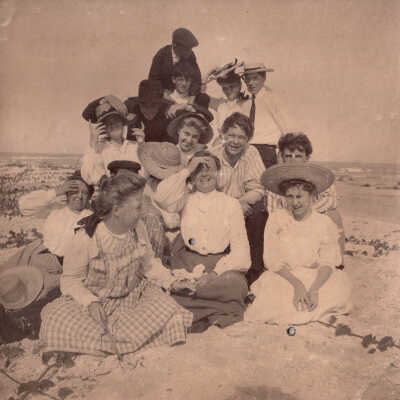 Group of Young Adults on the Beach
