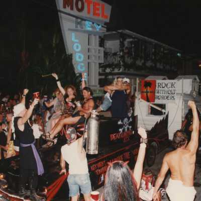 A float in the parade.