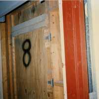 A door labeled number 8.